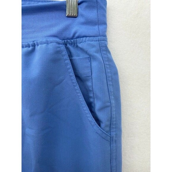 Figs Scrub Pants Womens X-Small Blue Yola Skinny Cargo Bottom Medical Nursing - Picture 7 of 8